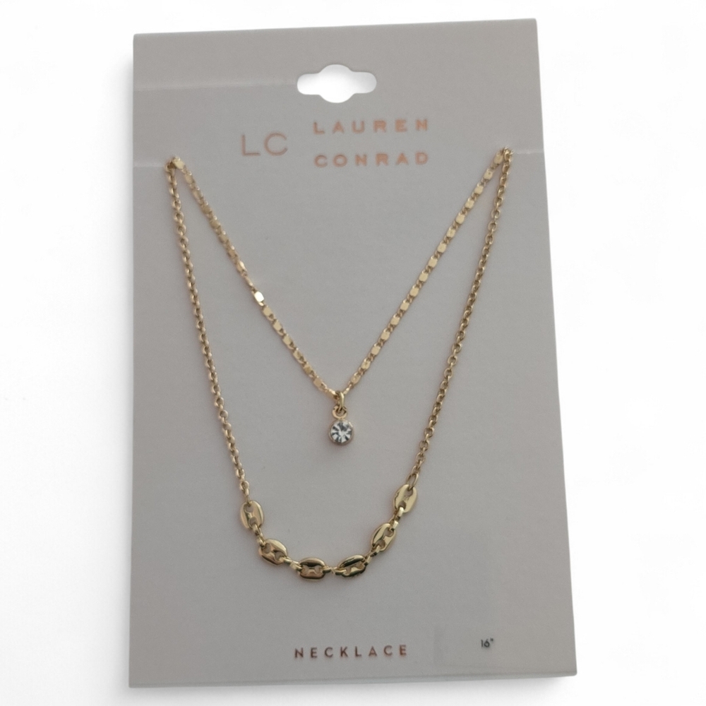 LC Lauren Conrad‎ Gold Layered Necklace